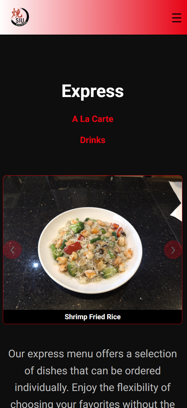 Siu Website A La Carte